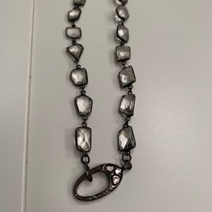 Pave Diamond chain necklace